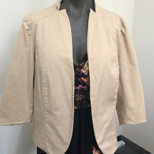 Khaki Crop blazer